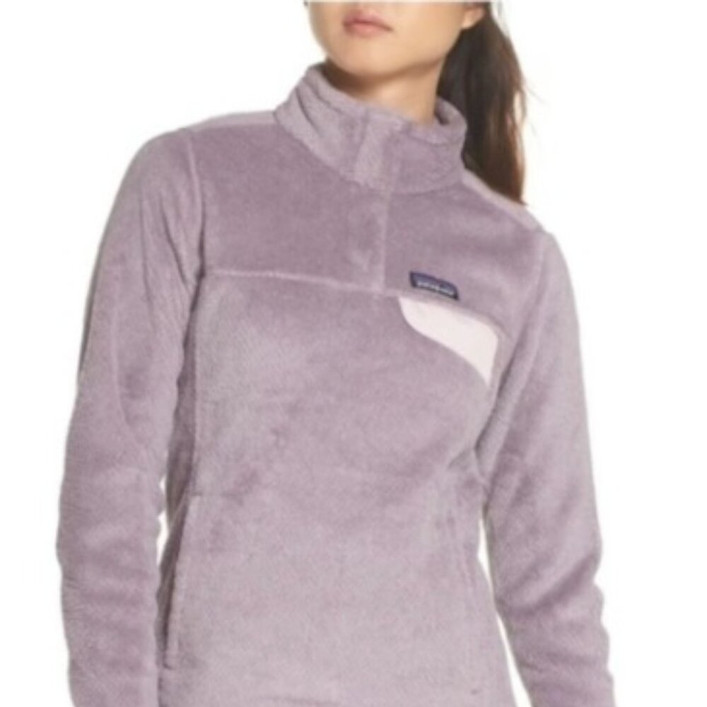 Patagonia Re-Tool Snap-T Fleece Pullover Verbena Purple Extra Small XS